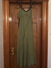 Vestido verde colisão social com alças de ilhós e linhas assimétricas MAIS TAMANHO 0 comprar usado  Enviando para Brazil