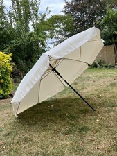 Cream beach umbrella for sale  GILLINGHAM