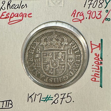 Espagne reales 1708y d'occasion  Oullins