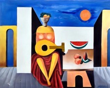 Abstract composition lady for sale  LONDON