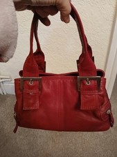 Clarks plum leather for sale  SWANSEA