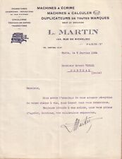 Paris letter martin d'occasion  Expédié en Belgium