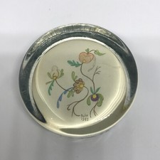 Vtg glass paperweight for sale  WOKING