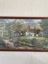 Framed embroidered artworkneed for sale  TONBRIDGE