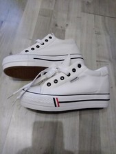 Chaussures toile blanche d'occasion  Saint-Gaudens