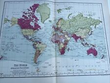 1910 map mercator for sale  LEICESTER