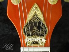 Tampa de haste de treliça "SPADE" 100% latão (ouro). Compatível com a maioria das guitarras estilo Gretsch®. comprar usado  Enviando para Brazil