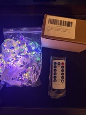 Usado, Luzes de cortina de fadas 300 LED, 9,8x9,8 pés, USB multicolorido, 8 modos com controle remoto para  comprar usado  Enviando para Brazil