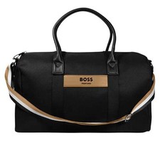 Bolsa de viagem Hugo Boss Parfums preta / fim de semana / viagem / academia / macacão comprar usado  Enviando para Brazil
