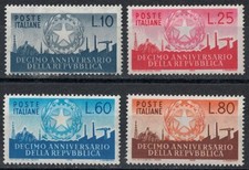Italia 1956 anniversario usato  Palermo