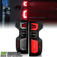 Luzes traseiras de tubo de LED preto Chevy Silverado 1500 [tipo incandescente] 2019-2023 comprar usado  Enviando para Brazil