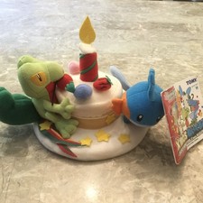 Grovyle & Mudkip B620 Pokemon bolo de Natal Tomy boneca de brinquedo de pelúcia 5" nova com etiqueta, usado comprar usado  Enviando para Brazil