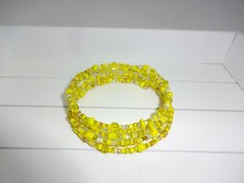 Spiralarmreif gelb rocailles gebraucht kaufen  Alsfeld