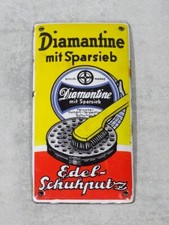 Altes emailschild diamantine gebraucht kaufen  Pasewalk