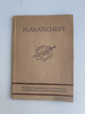 Plakatschrift sammelband schri gebraucht kaufen  Lampertheim