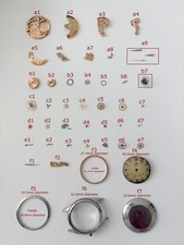 Omega Cal 471 peças movimento equilíbrio garfo rodas mola ponte 470 490 491 500 comprar usado  Enviando para Brazil