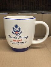 Taza de café coleccionable Donald Trump 60ª inauguración presidencial 20/01/2025 segunda mano  Embacar hacia Argentina