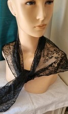 Black lace mantilla for sale  BEXHILL-ON-SEA