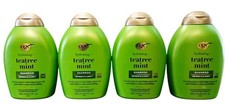 4 - Xampu OGX Hydrating + Teatree Mint 13 oz cada , usado comprar usado  Enviando para Brazil