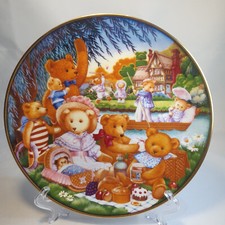 Porcelain plate teddy for sale  BRISTOL