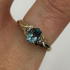 Blue apatite diamond for sale  UK