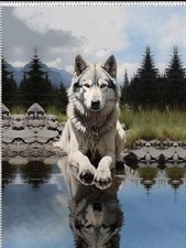 Używany, Summersweat panele wilk 80x180cm NOWE na sprzedaż  Wysyłka do Poland