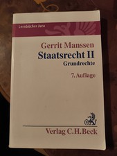 Staatsrecht grundrechte mansse gebraucht kaufen  Mendig