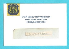 Stan wilcockson leeds for sale  SOUTHSEA