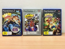 PlayStation 2 Crash of the Titans + Crash Nitro Kart + Crash Mind over Mutant comprar usado  Enviando para Brazil