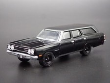 1970 70 Plymouth Satellite Station Wagon com engate Escala 1:64 Modelo De Carro Em Metal Fundido comprar usado  Enviando para Brazil