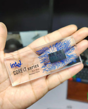 Intel Core i7 Series CPU IC Wafer Die Teardown Cristais Tech Art Decoração Presente, usado comprar usado  Enviando para Brazil