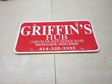 Griffins hub chrysler for sale  Stanley