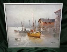 Tableau huile toile d'occasion  Roanne