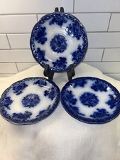 Antique flow blue for sale  Chesterfield