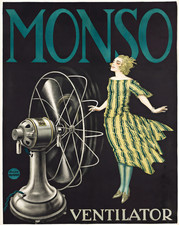 Affiche ventilateur monso d'occasion  Expédié en France