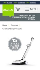 Gtech platinum airram for sale  NOTTINGHAM
