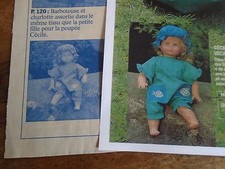 Patron poupee cecile d'occasion  France