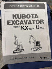 Operator manual kubota for sale  Boiling Springs