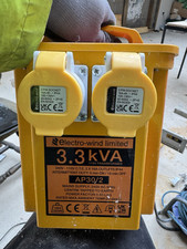 110v transformer 3.3kva for sale  CLACTON-ON-SEA