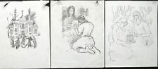 Illustrations lot sketches for sale  Pasadena