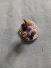 Acessório para casa de bonecas suporte para bolo comprar usado  Enviando para Brazil
