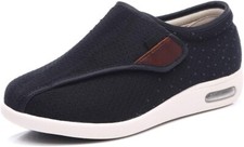 Sapatos largos com alças ajustáveis, tênis leves para pés diabéticos comprar usado  Enviando para Brazil