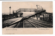 Usado, CARTÃO POSTAL CHAVE - KIRTON IN LINDSEY - A ESTAÇÃO FERROVIÁRIA - SEM RESERVA SCUNTHORPE comprar usado  Enviando para Brazil