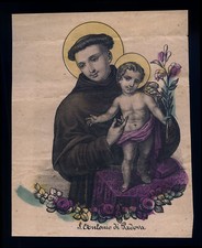 Santino incisione 1800 usato  Ragusa
