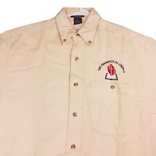 Camisa The Evangelical Church manga curta botão frontal pequena creme Cristo Deus * comprar usado  Enviando para Brazil