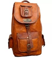 Leather bag backpack for sale  USA