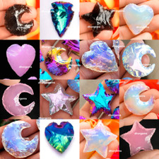 Pedra cristal aura quartzo esculpido pedra preciosa joia chakra cura reiki mineral  comprar usado  Enviando para Brazil