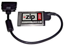 Unidad externa USB Iomega Zip 250 Z250PCMCIA adaptador tarjeta PC y cable segunda mano  Embacar hacia Mexico