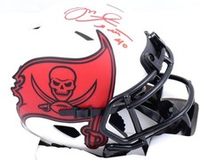 Usado, Mini capacete autografado Mike Alstott Buccaneers velocidade lunar *top- Beckett com holograma comprar usado  Enviando para Brazil