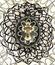 Decoração de túmulo antiga de mosteiro Perlenkranz 1880 Jesus Cristo Eterno Kranz comprar usado Decoração de túmulo antiga de mosteiro Perlenkranz 1880 Jesus Cristo Eterno Kranz comprar usado  Enviando para Brazil